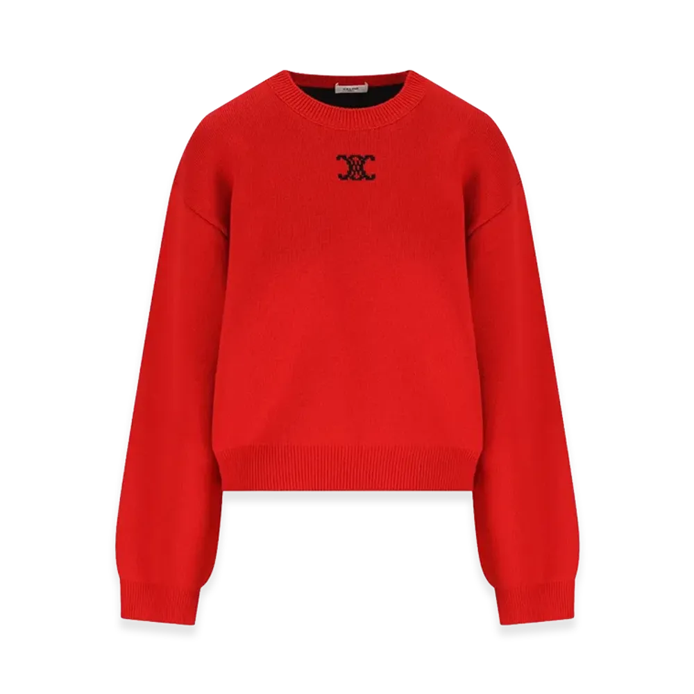CELINE Women's Sweaters "Red"