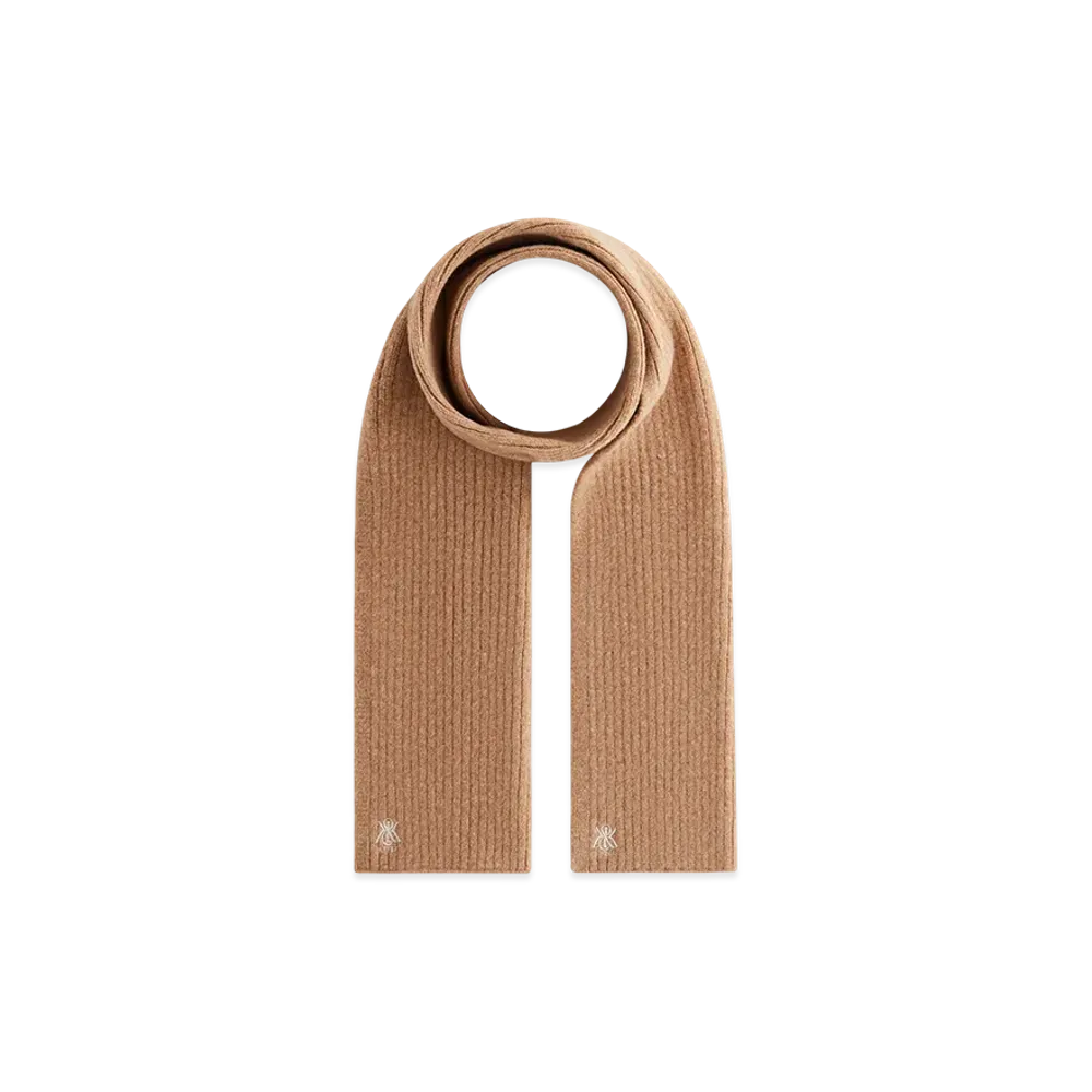 Kith Ribbed Knit Scarf "Sandy Heather"