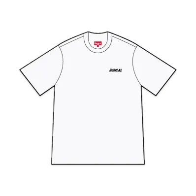 Supreme Washed Script S/S Top "White"