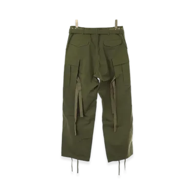 sacai Belted Military Cargo Pants "Olive"