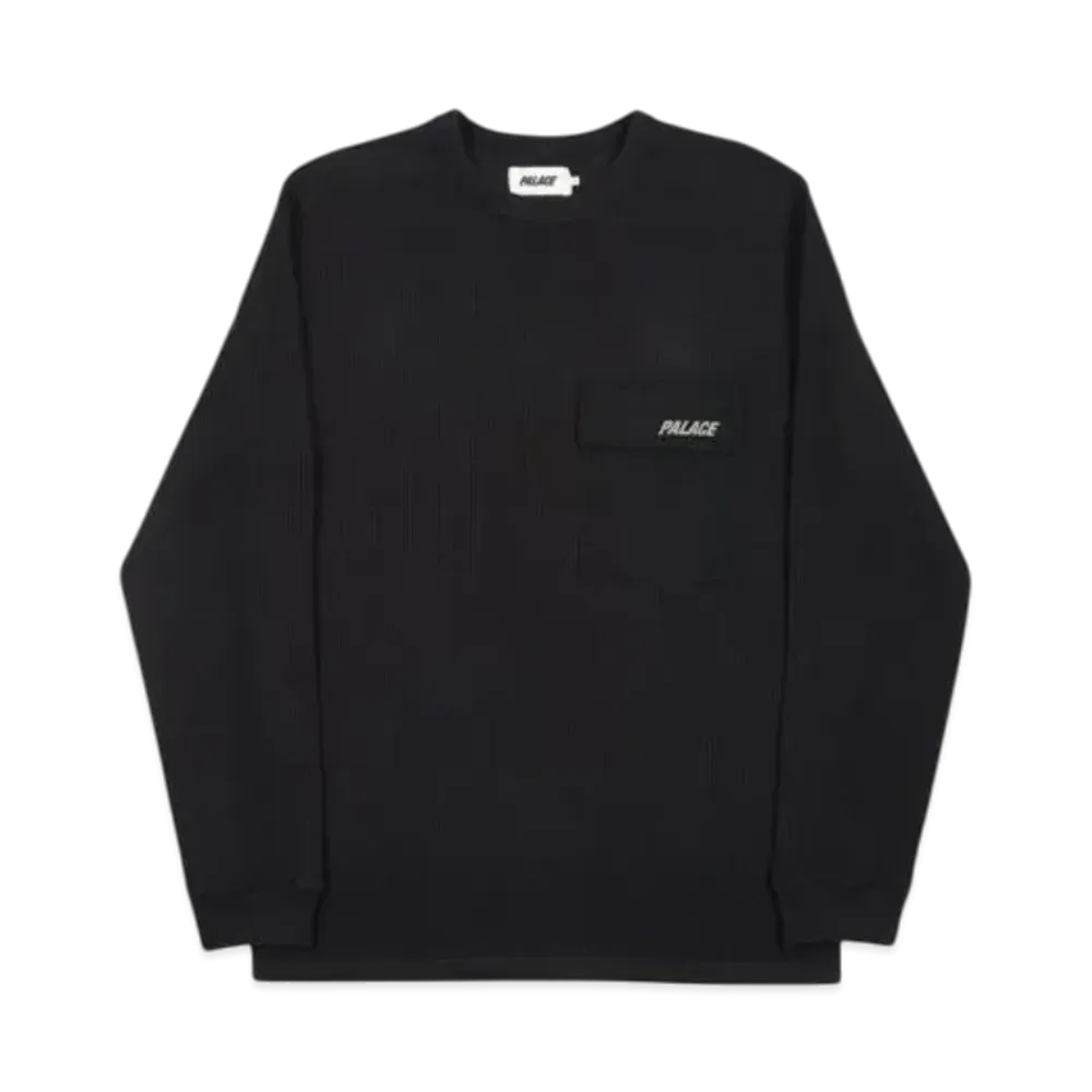 PALACE Patch Pocket Ribber "Black"