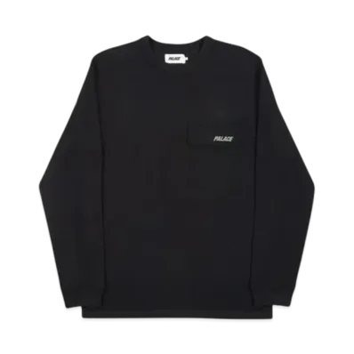 PALACE Patch Pocket Ribber "Black"