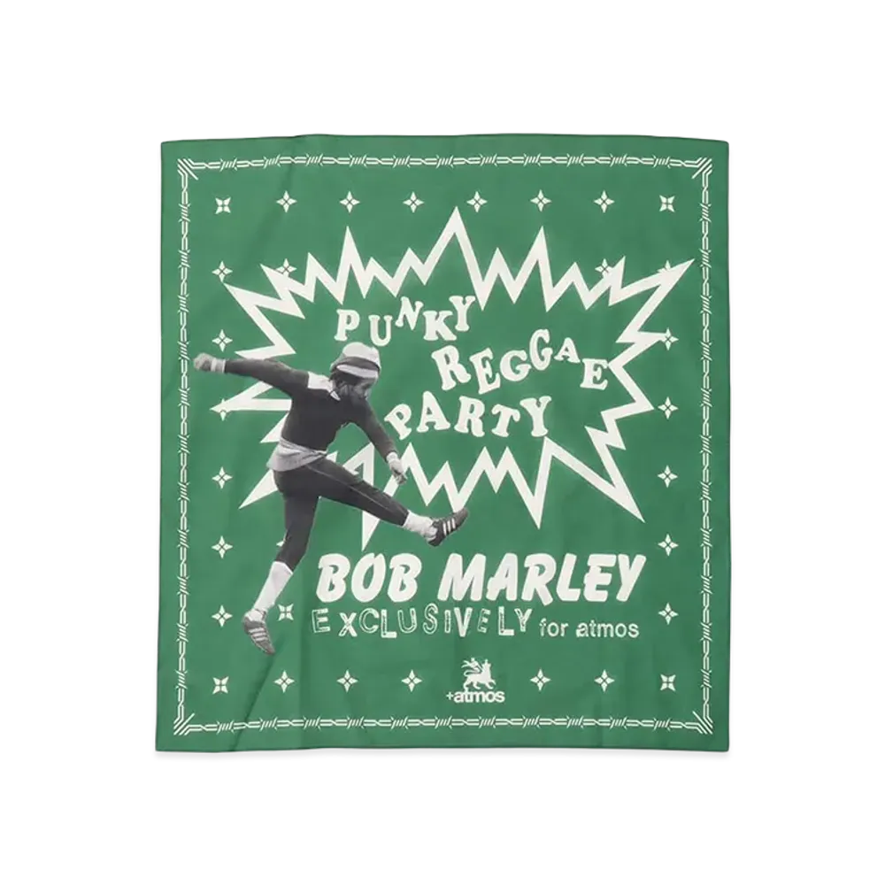 atmos x Bob Marley Punky Reggae Party Bandana "Green"