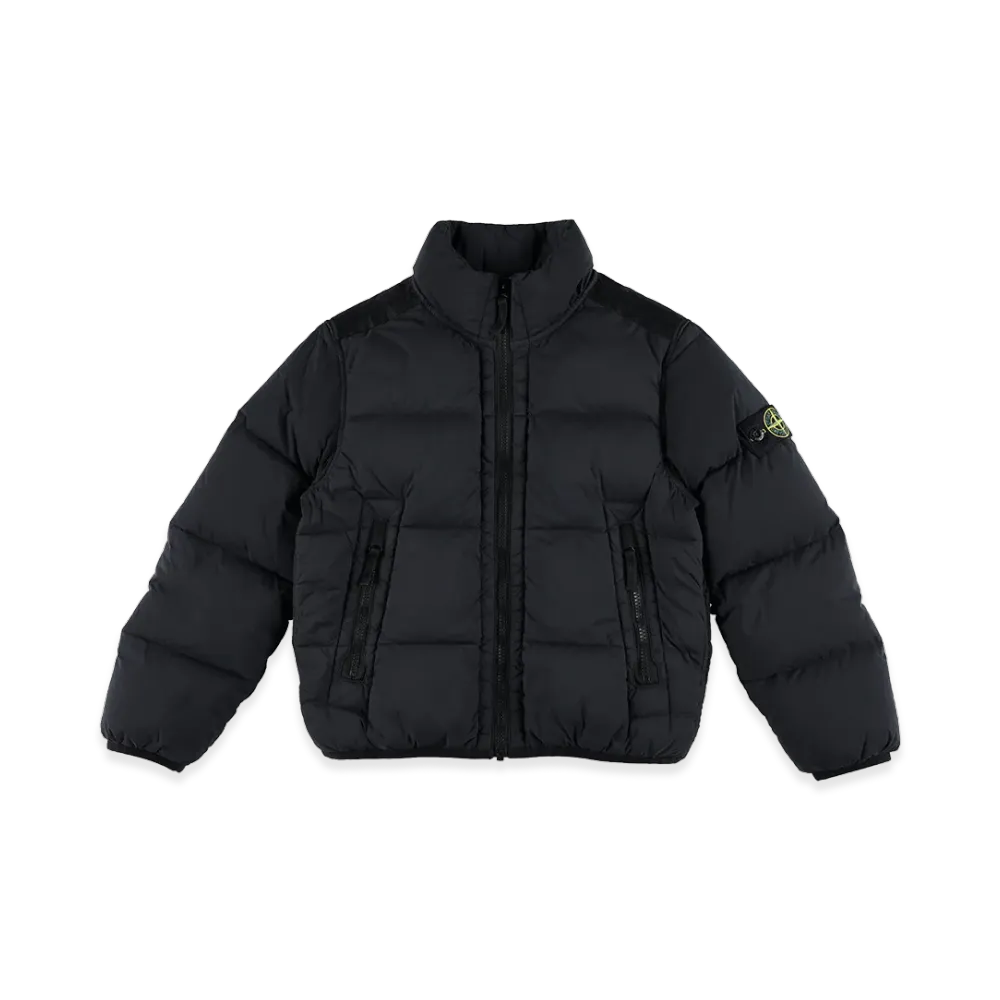 Stone Island Kids Giubbotto Vera Piuma Rds "Black"