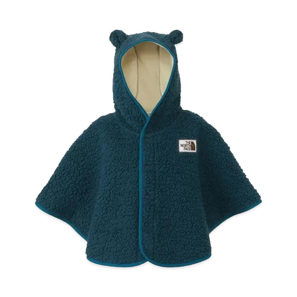 The North Face Cuddle Fleece Poncho (Baby) "Midnight Petrol"