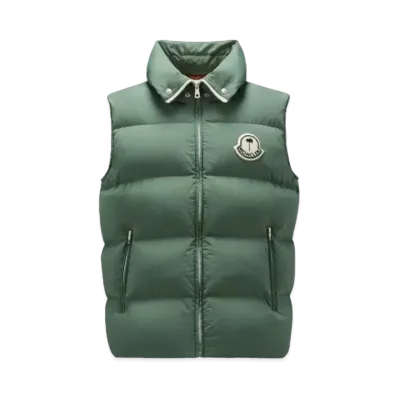 MONCLER X Palm Angels Rodmar Down Gilet "Green"