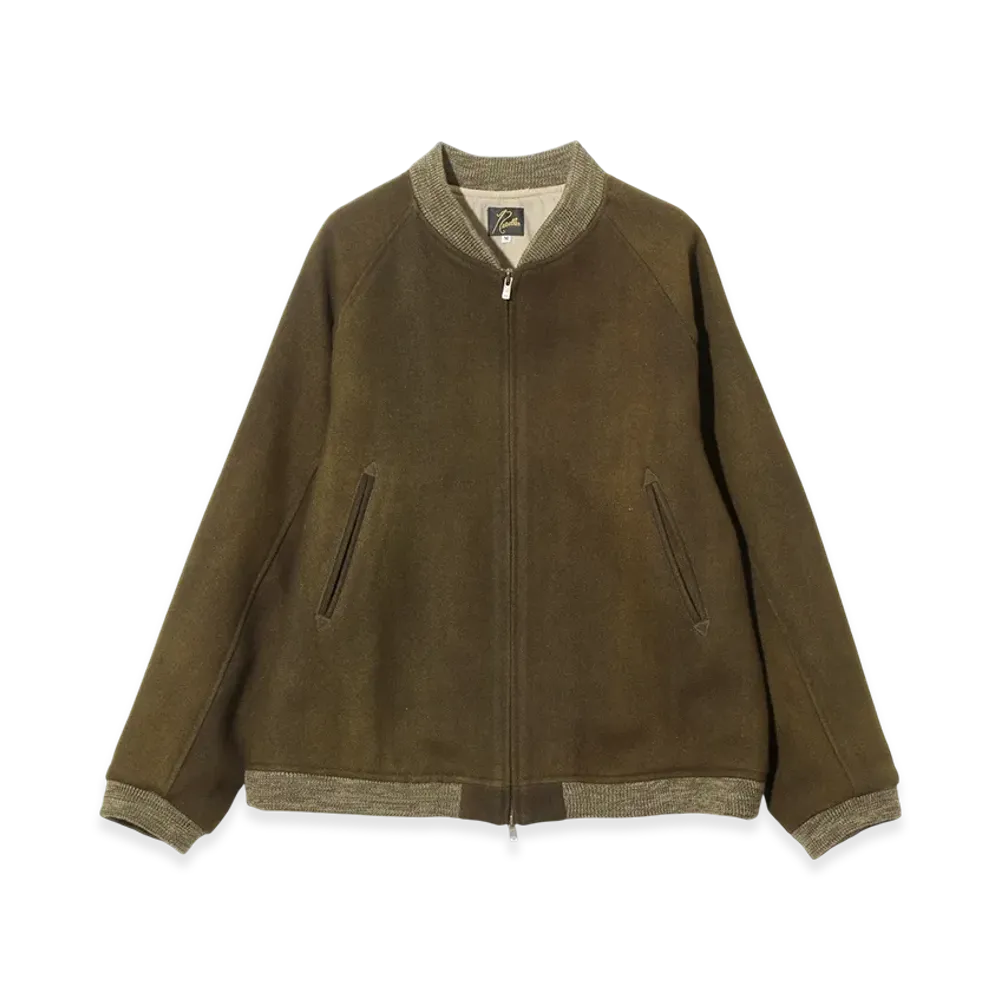 NEEDLES B.B. Jacket - Wool Uneven Dye "Olive"