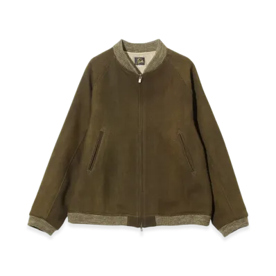 NEEDLES B.B. Jacket - Wool Uneven Dye "Olive"