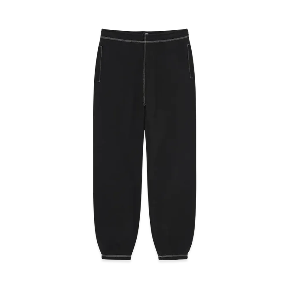 Stussy Contrast Stitch Label Pants "Black"