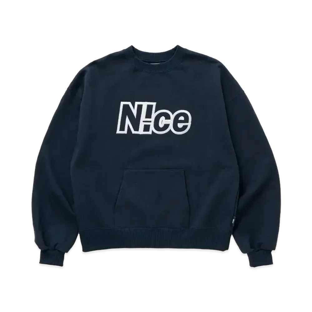 N!ce Logo Sweat "Navy"