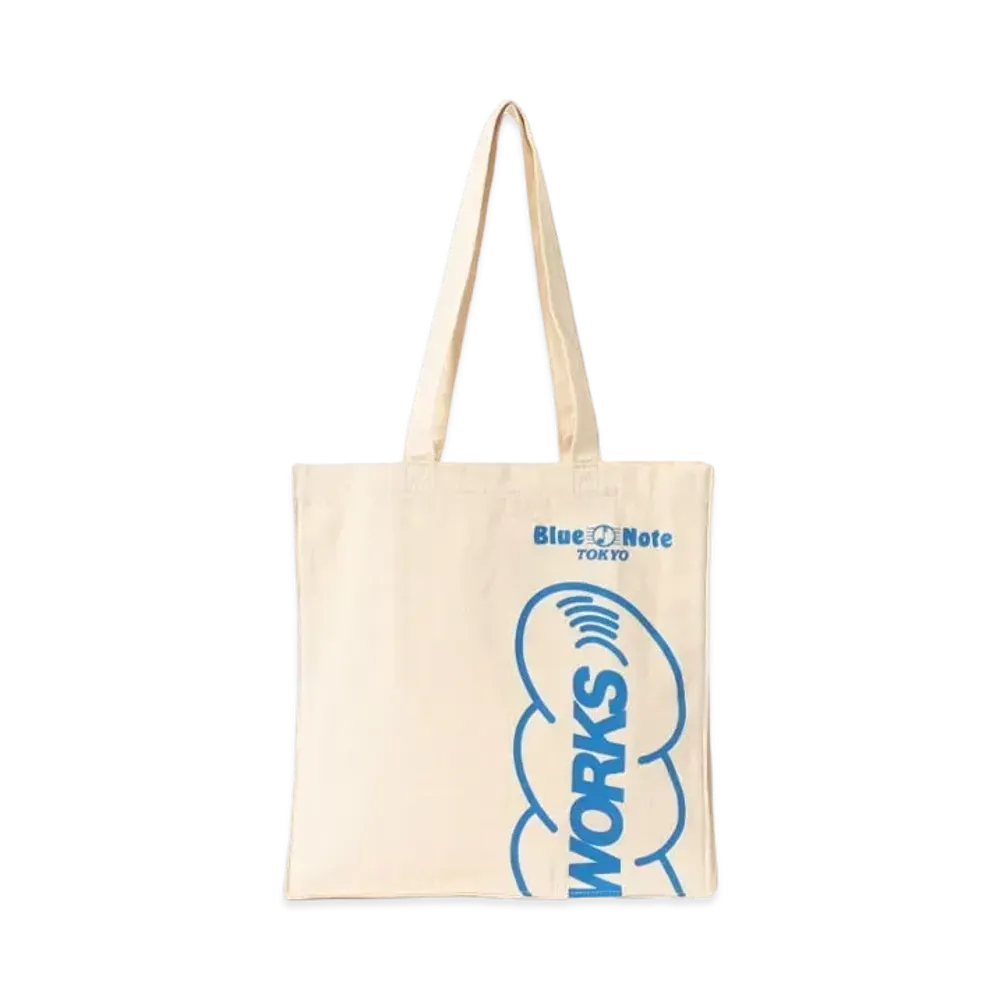 BEAMS T x Blue Note Tokyo x BOOKWORKS 'Three The Jazz Way' Logo Toto "Natural"