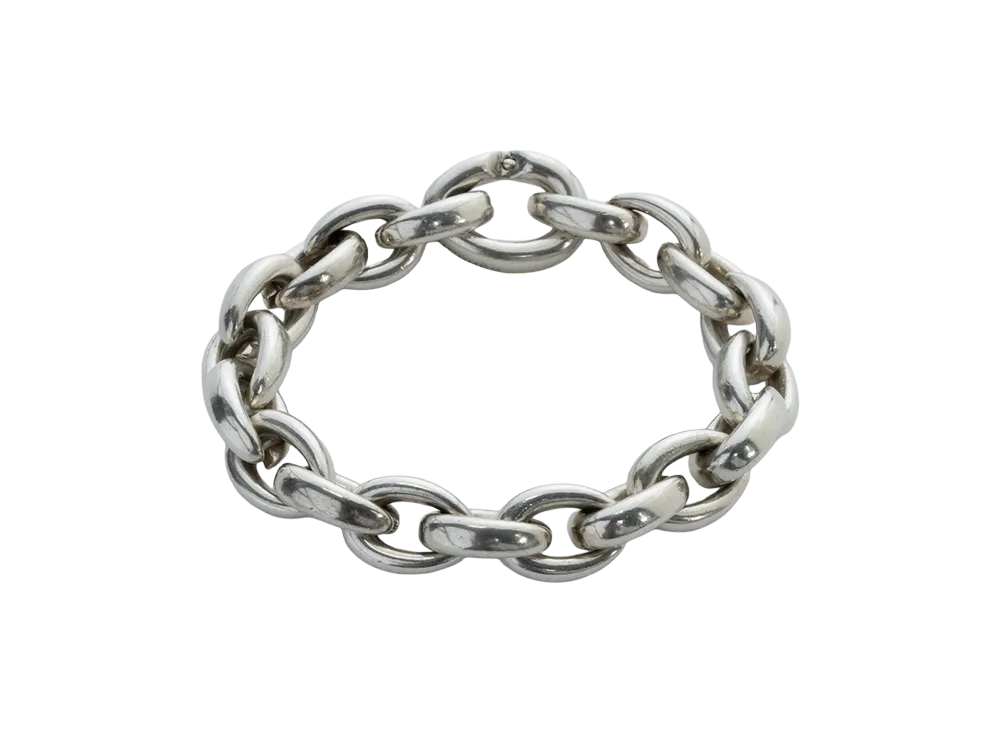 Hermes Acrobat MM Bracelet "Silver"