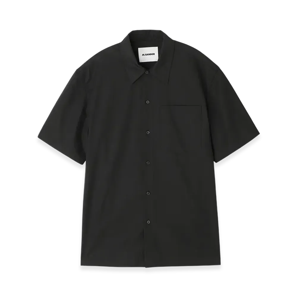 Jil Sander Short Sleeve Shirt "Black"