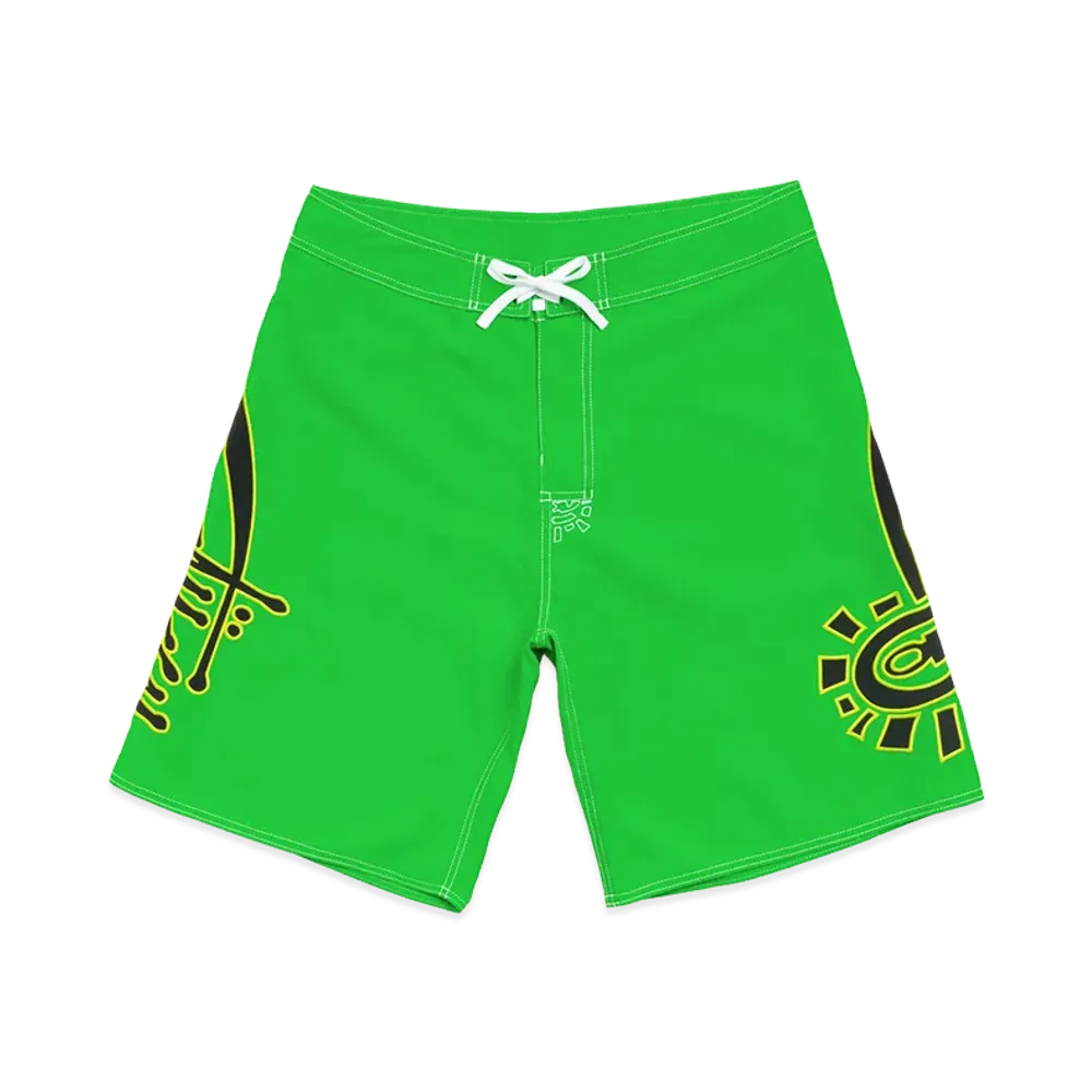 Stussy x Always Do What You Should Do Board Short "Green"