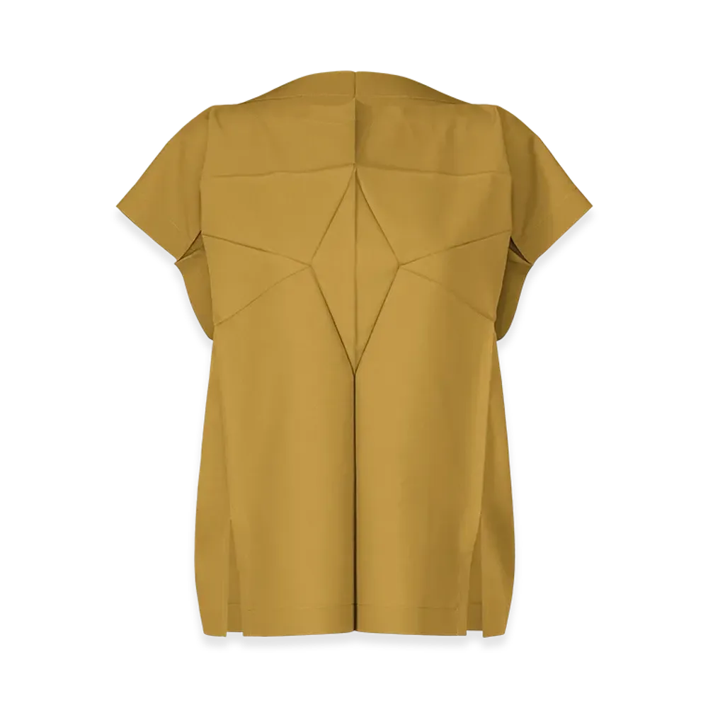 132 5. ISSEY MIYAKE Unified Half Cubes "Olive Yellow"