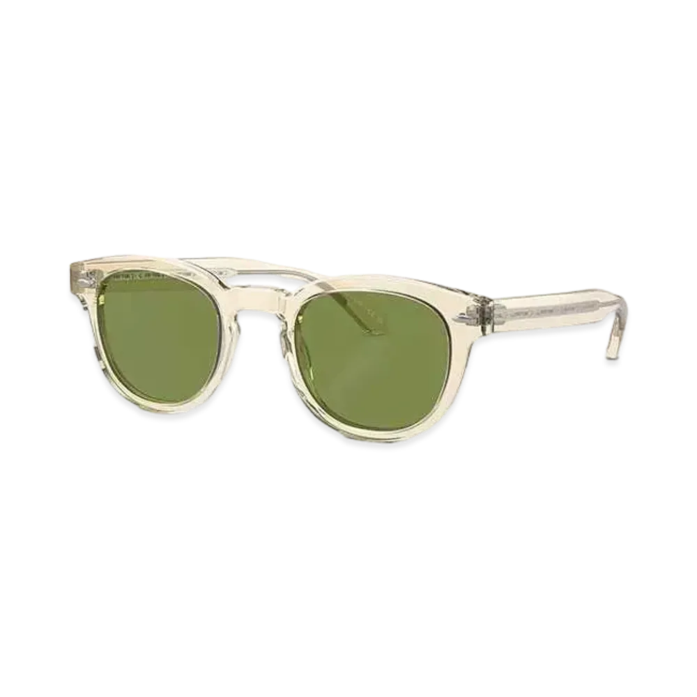 OLIVER PEOPLES Sheldrake Sun-F "Buff/Green"