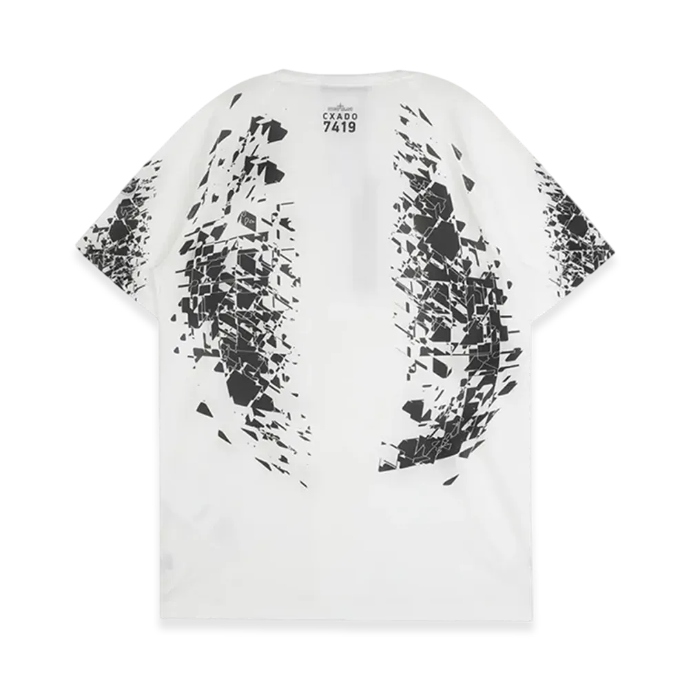 Stone Island 20610 Shadow Project Back Print Pocket T-Shirt - 21SS "Off White"