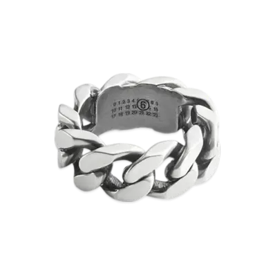 MM6 Maison Margiela Numeric Ring "Silver"