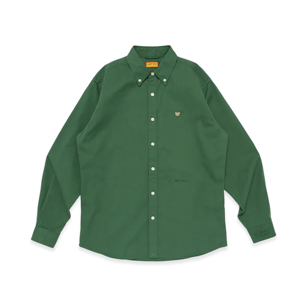HUMAN MADE Twill BD Shirt "Green"