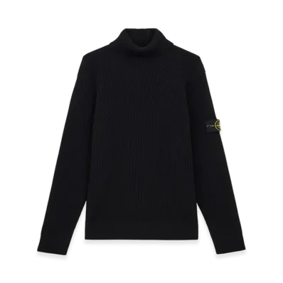 Stone Island 5100052 Full Rib RWS Wool "Black"