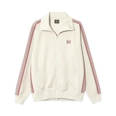 NEEDLES Track Jacket - Poly Smooth "Ivory" QV305