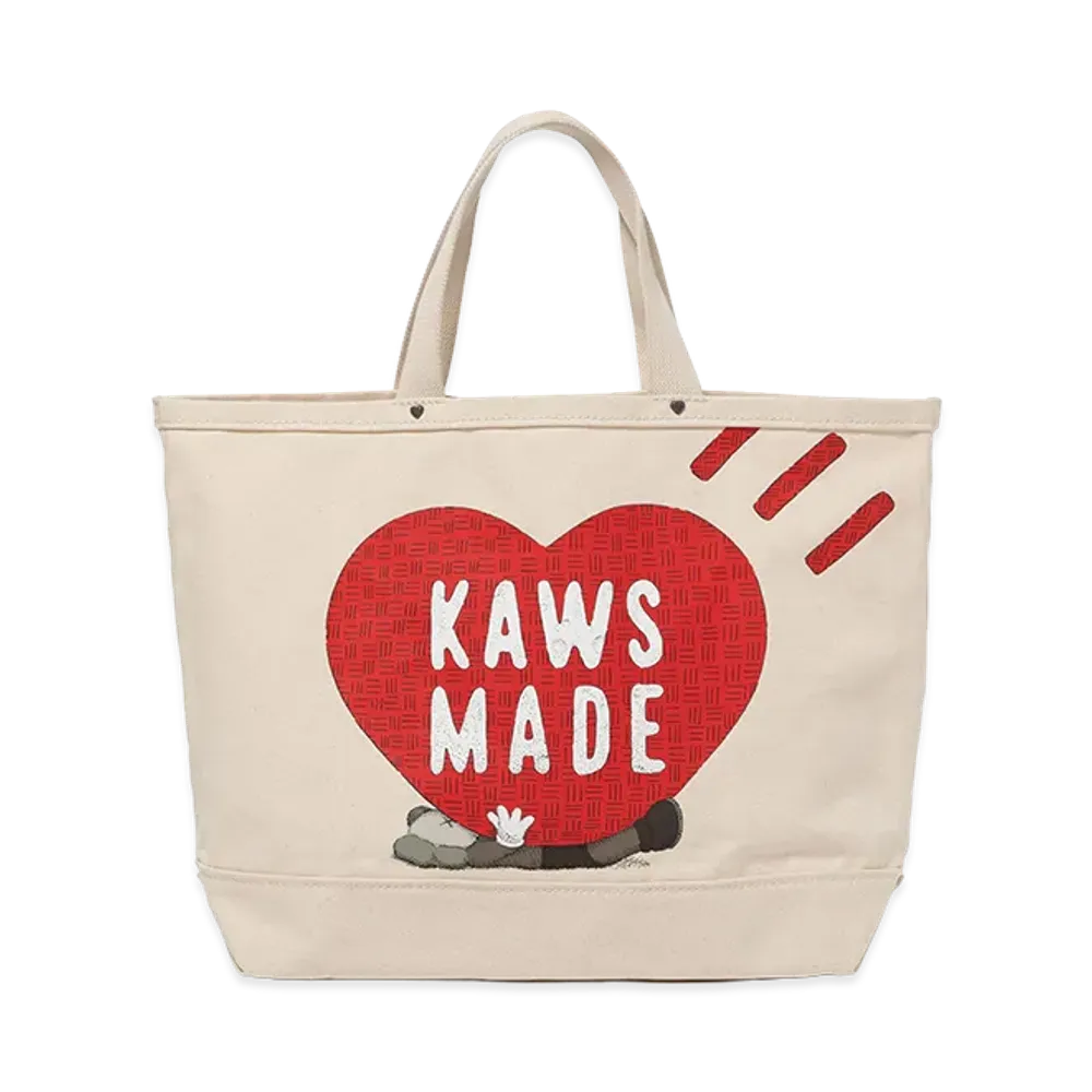 HUMAN MADE x KAWS Made Tote Bag Bangkok Exclusive "Beige"