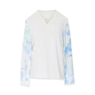 Maison Margiela Women's Long Sleeves T-Shirt "White"