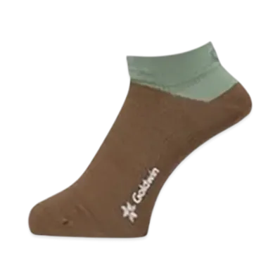 Goldwin Paper Fiber Arch Support Short Socks (C3 Fit/Unisex) "Green Quartzite"