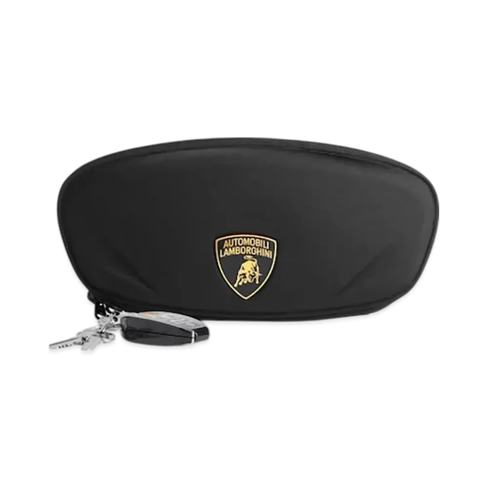 BALENCIAGA Automobili Lamborghini Clutch With Charms "Black"