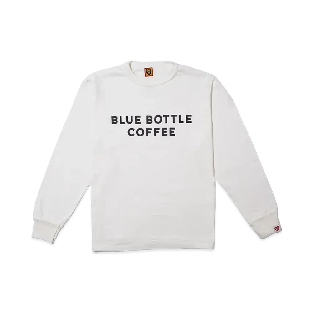 HUMAN MADE x Blue Bottle Long Sleeve T-Shirt "White"