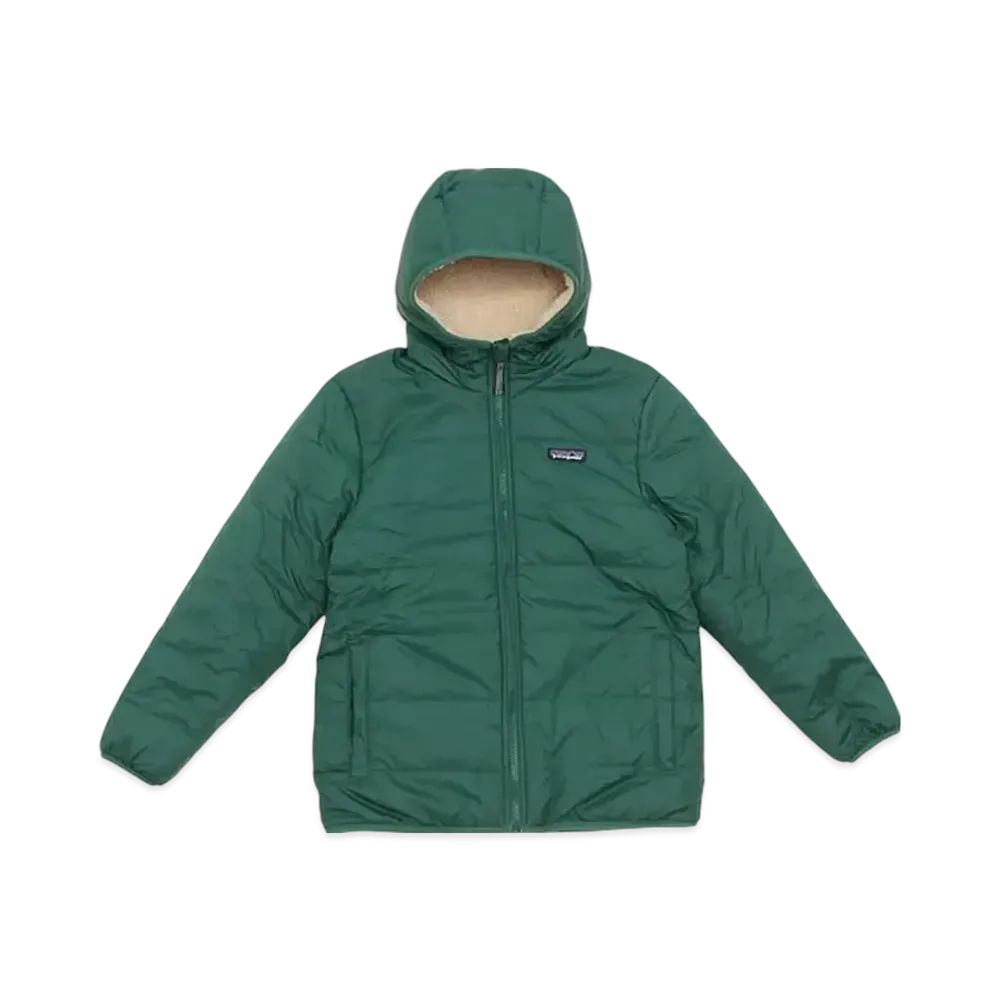 Patagonia Kids Reversible Ready Freddy Hoody "Conifer Green"