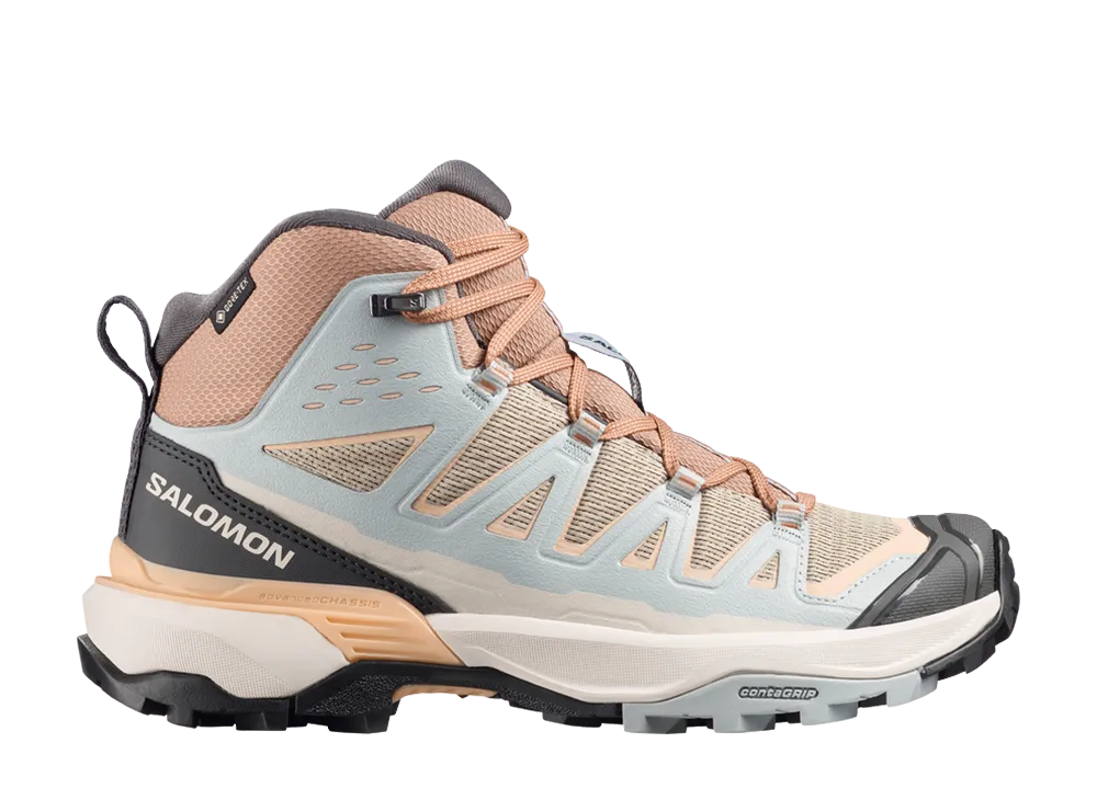 Salomon Women's X Ultra 360 Edge Mid GORE-TEX "Oxford Tan/Pearl Blue/Almond Cream"