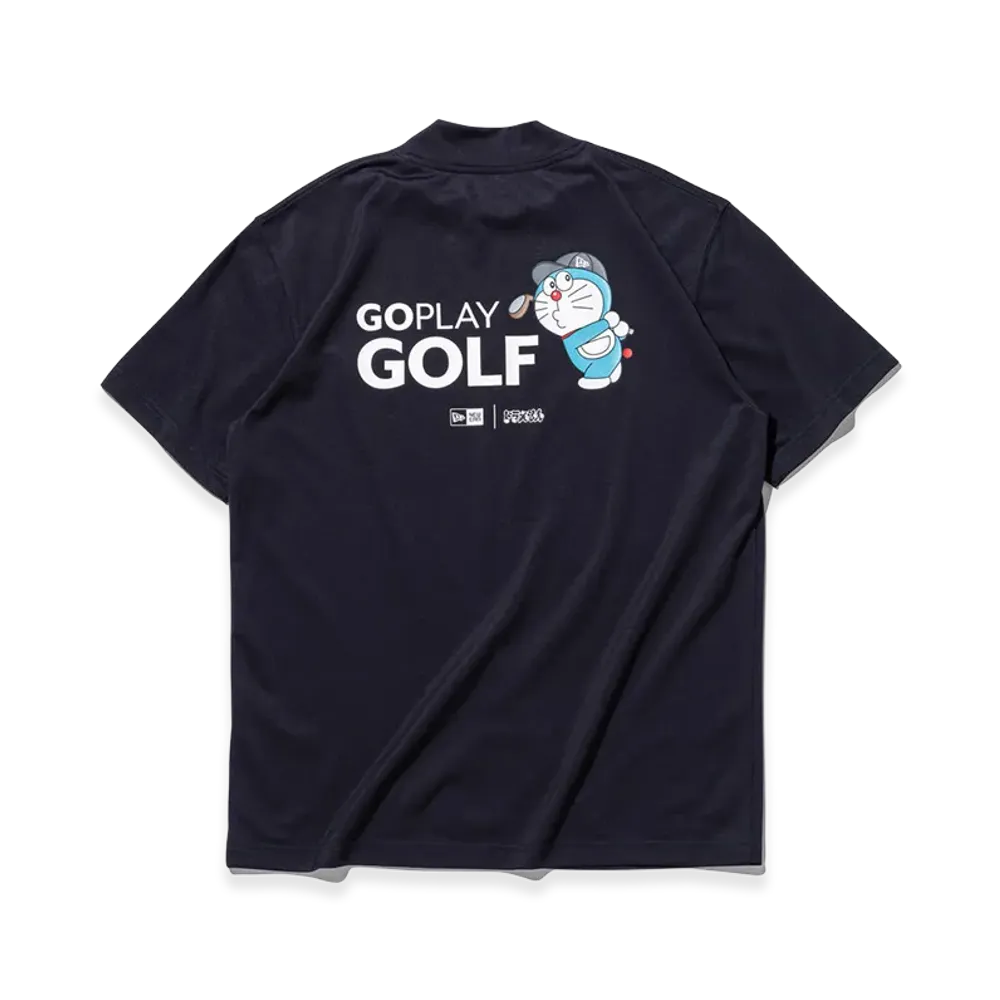 NEW ERA x Doraemon S/S Pique Mid Neck Tee "Navy"