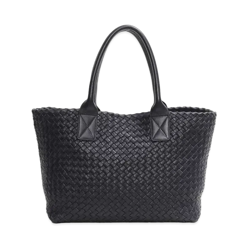 Bottega Veneta Cabat Intrecciato leather Tote Bag "Black"