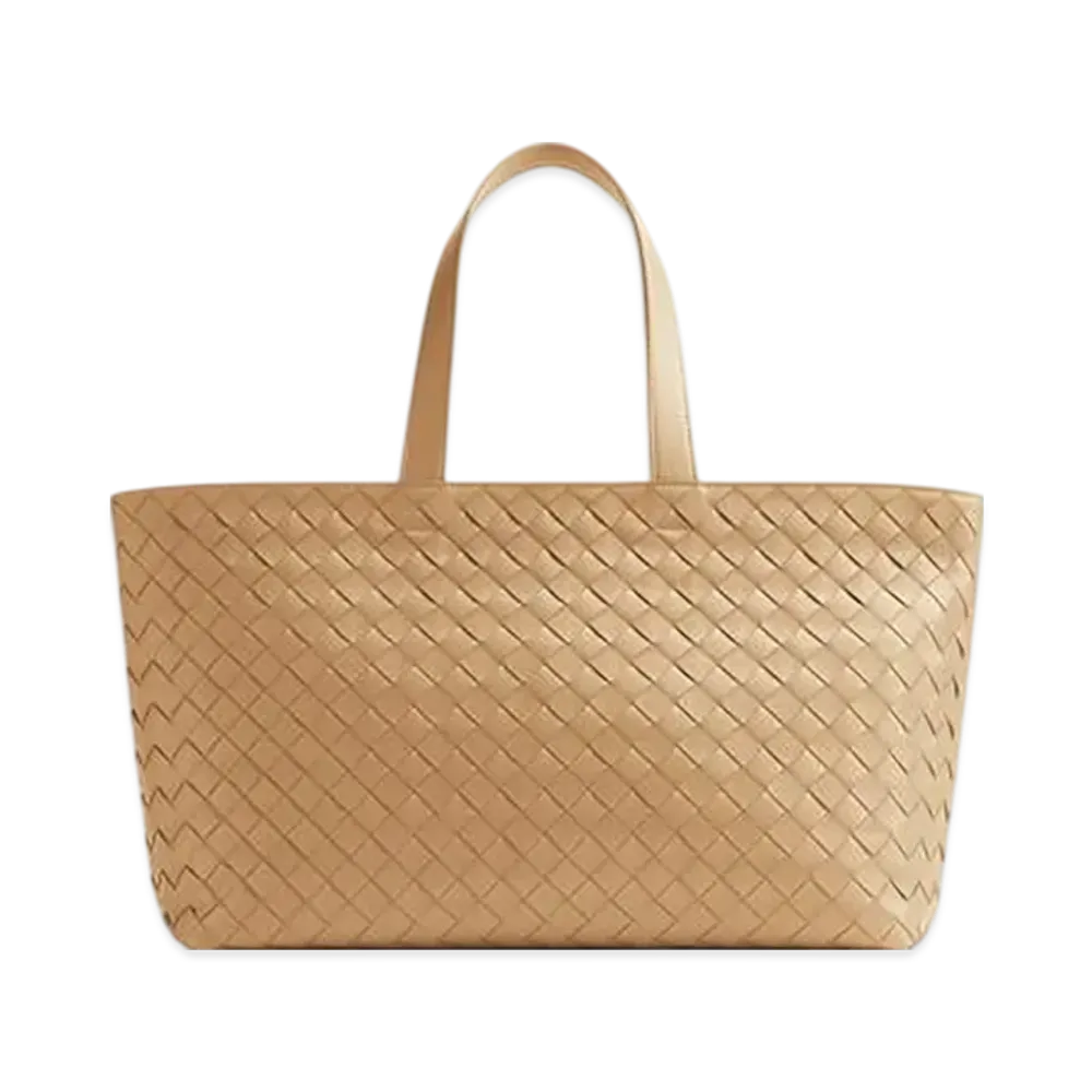 Bottega Veneta Intrecciato Tote Bag "Almond"