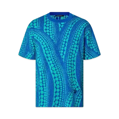 Louis Vuitton x Yayoi Kusama All Over Pumpkin Crewneck "Bleu Nuit Fonce"
