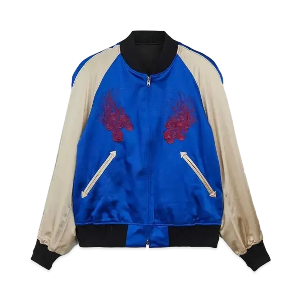 Y-3 JFA Souvenir Jacket "Bold Blue/Champagne/Black"