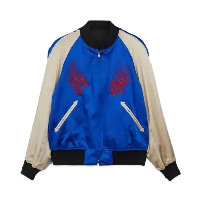 Y-3 JFA Souvenir Jacket "Bold Blue/Champagne/Black"
