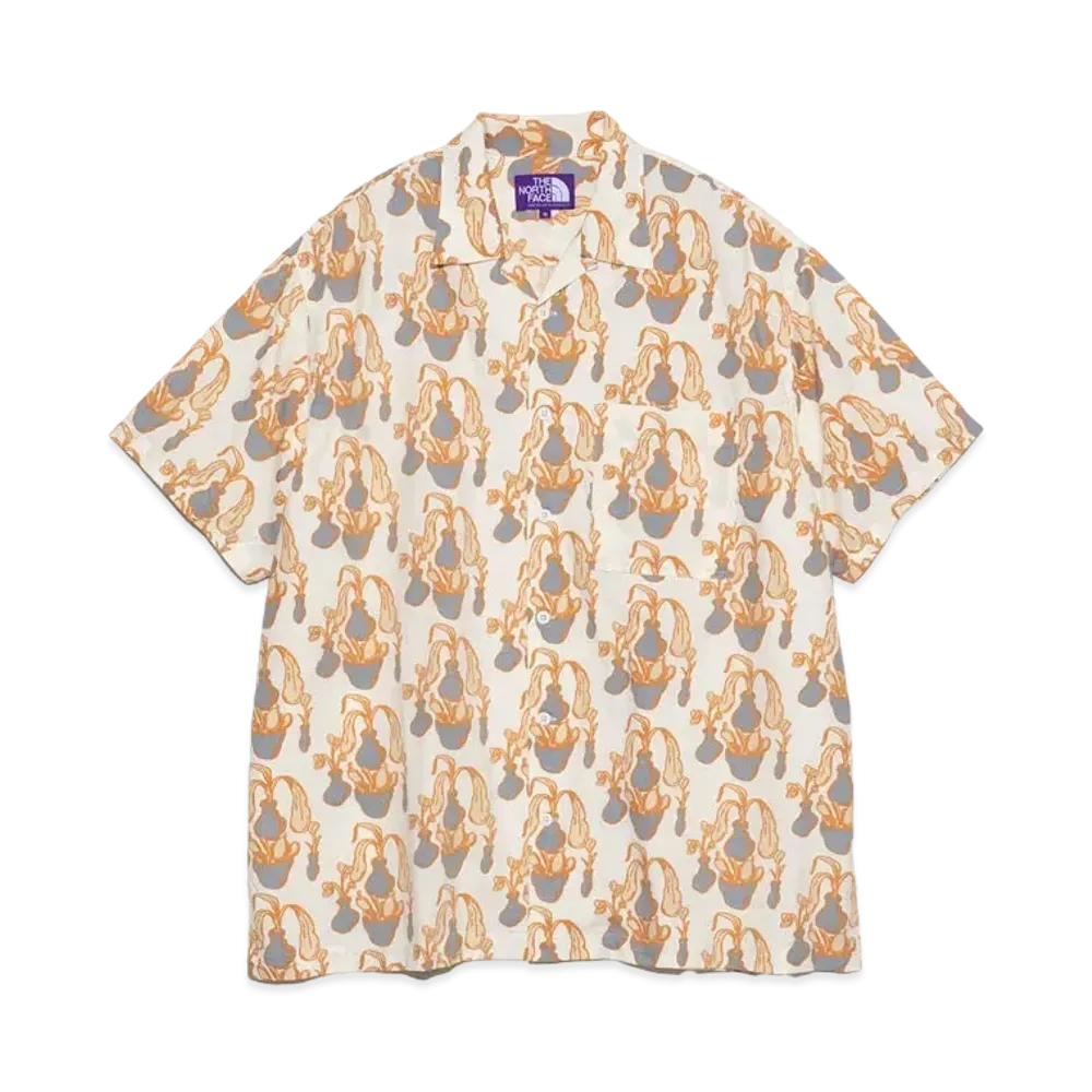 The North Face PURPLE LABEL Open Collar Field S/S Shirt "Beige"