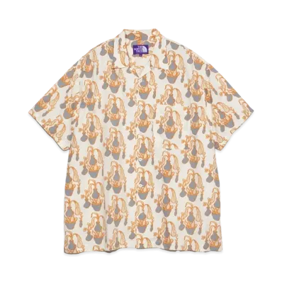The North Face PURPLE LABEL Open Collar Field S/S Shirt "Beige"
