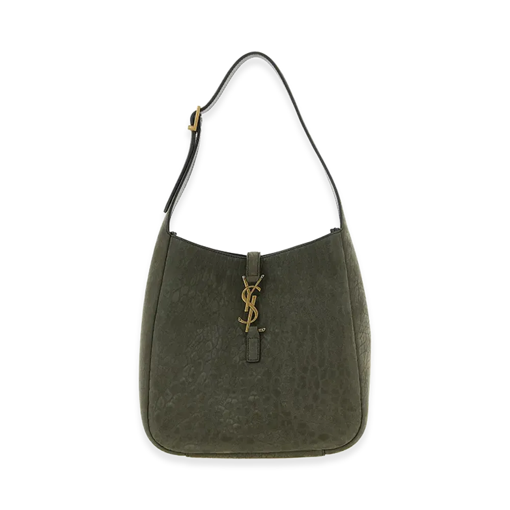 Saint Laurent Women's Micro le 5 A 7 Shoulder Bag "Green"