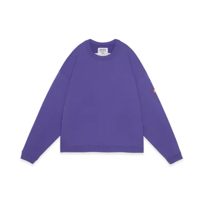 MIN-NANO x Cav Empt (C.E) Solid Loose Crewneck "Purple"