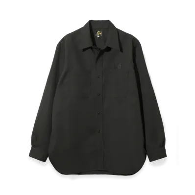 NEEDLES Work Shirt - PE/W Gabardine "Black"