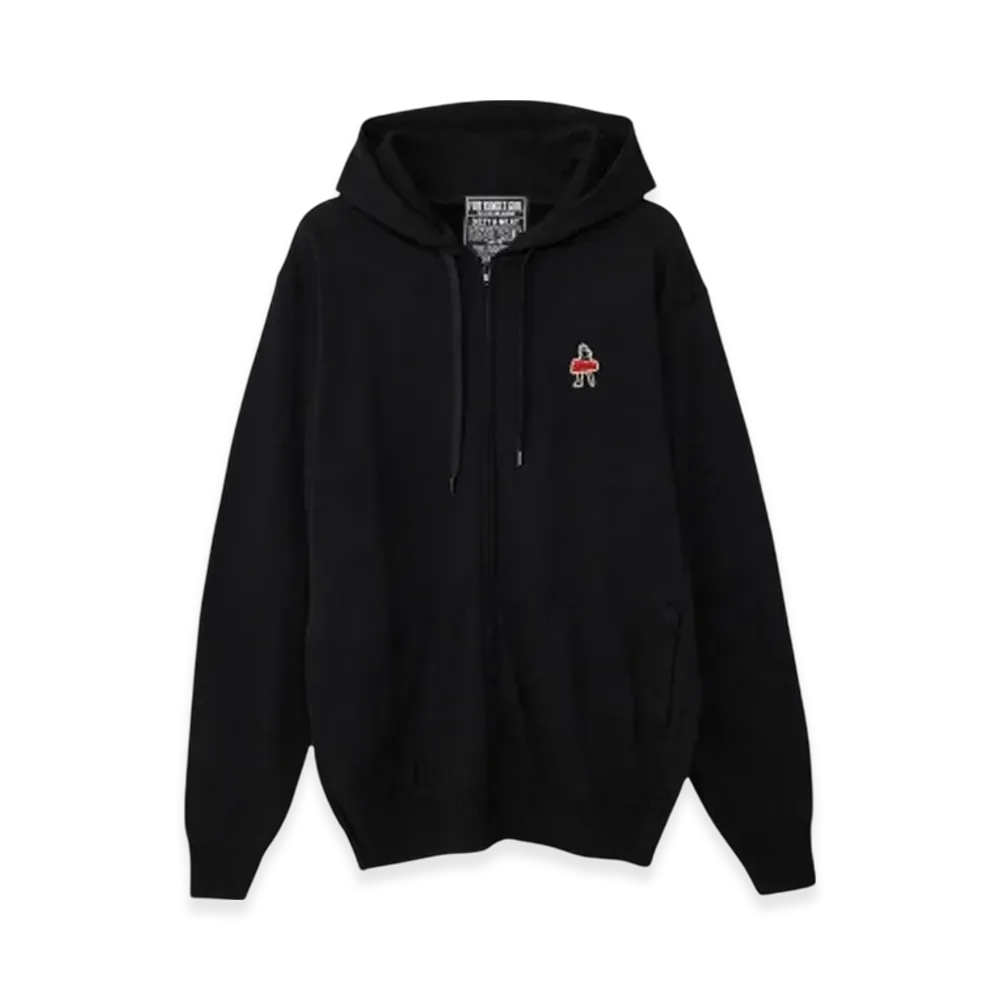 HYSTERIC GLAMOUR Vixen Girl Patch Hoodie "Black"