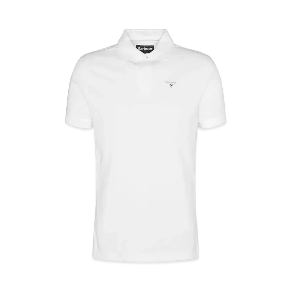 Barbour Logo Sport Polo Shirt "White"