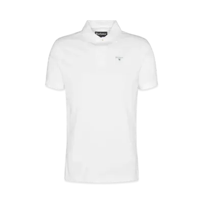 Barbour Logo Sport Polo Shirt "White"