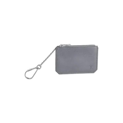 Louis Vuitton Taiga Pochette Cle "Glacier"