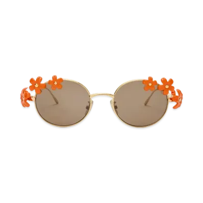 LOEWE Daisy Field Sunglasses "Orange"