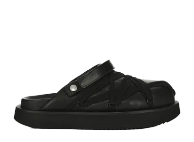 Rick Owens FW26 Tower Padded Megalace Platform Washed Lamb "Black"