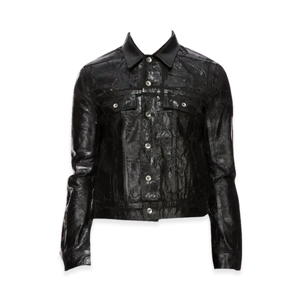 Rick Owens Porterville Trucker Jacket "Black"